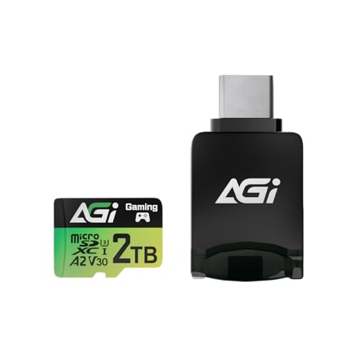 Amazon | AGI TF138 2TB microSDXC A2 U3 V30 Type-Cカードリーダー
